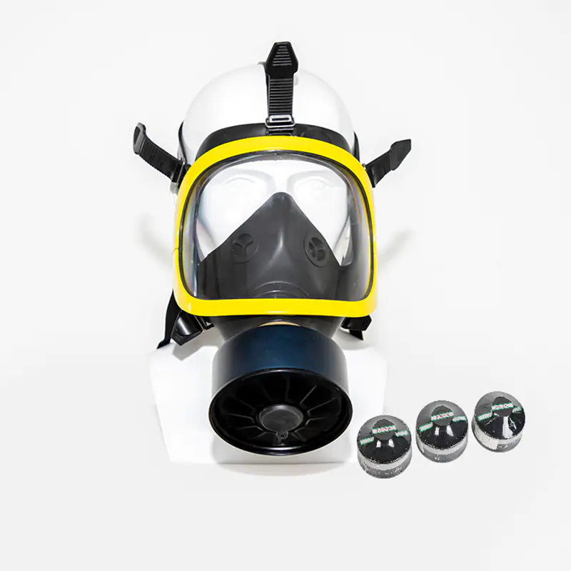 Andningsskydd med hela ansiktet (konisk gasmask)